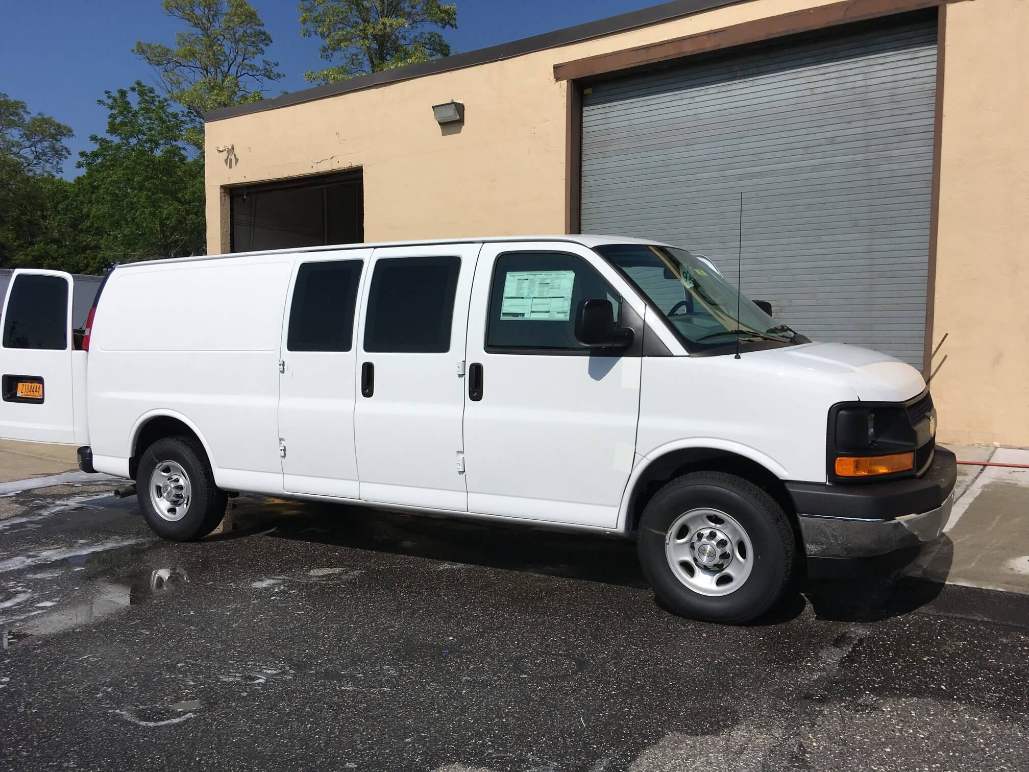 Chevrolet Express custom build with shelving 01
